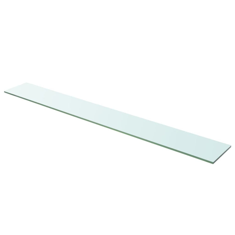 Wandschap transparant 110x15 cm glas MeubelReus