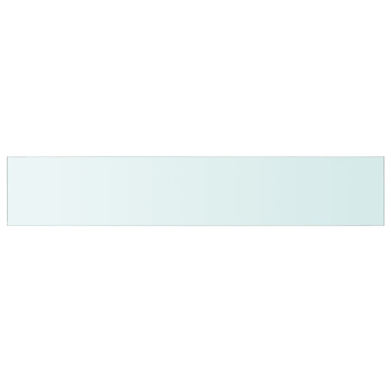 Wandschap transparant 110x20 cm glas MeubelReus