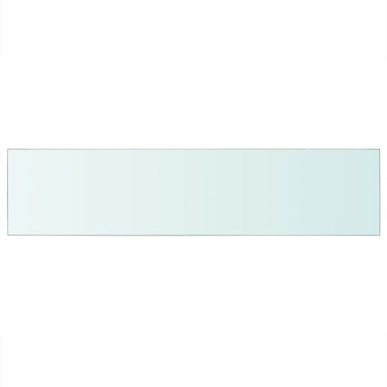Wandschap transparant 110x25 cm glas MeubelReus