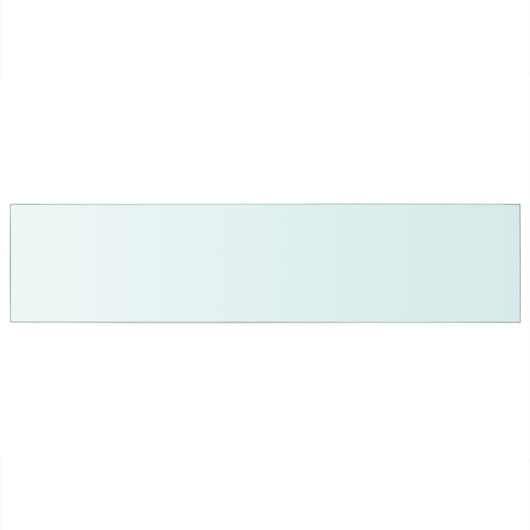Wandschap transparant 110x25 cm glas MeubelReus
