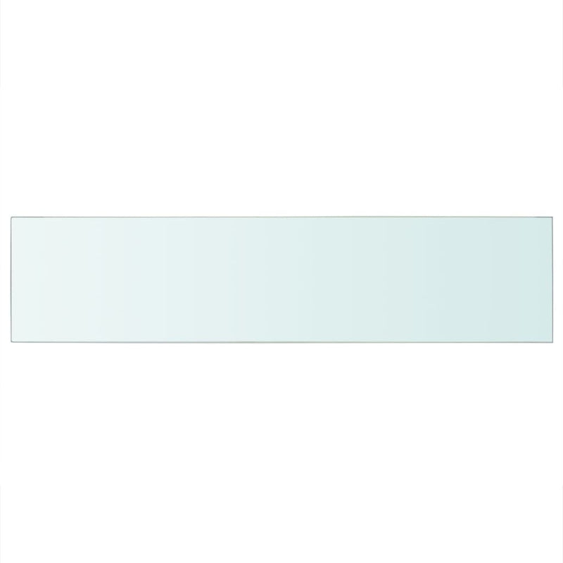 Wandschap transparant 110x25 cm glas MeubelReus