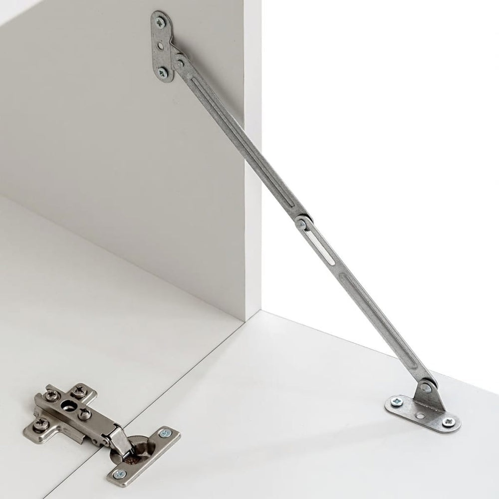 Muurvitrine tv-meubel met LED-verlichting zwart 5-delig MeubelReus