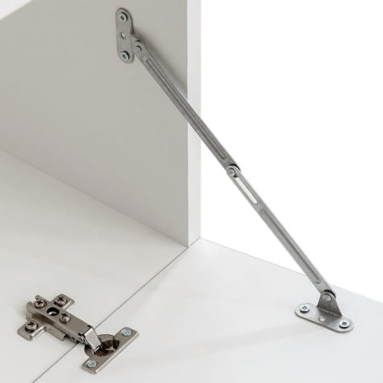 Muurvitrine tv-meubel met LED-verlichting zwart 5-delig MeubelReus