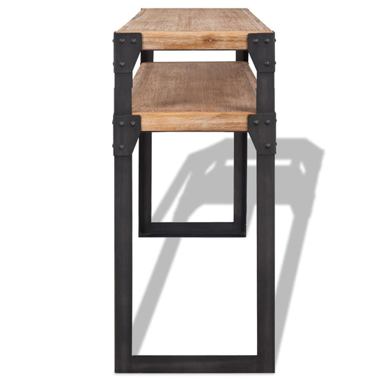 Wandtafel 120x40x85 cm massief acaciahout MeubelReus