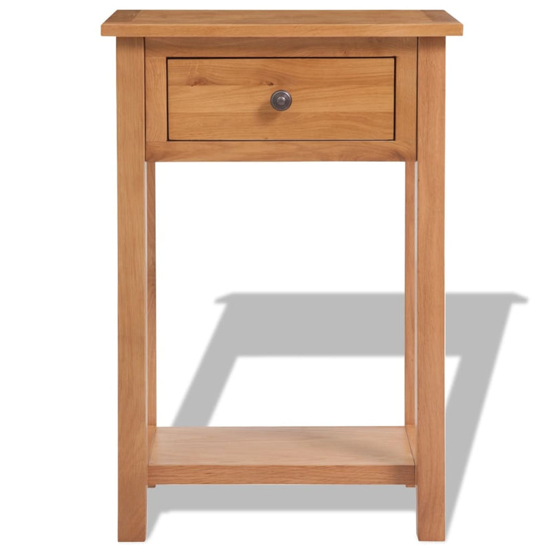 Wandtafel 50x32x75 cm massief eikenhout MeubelReus