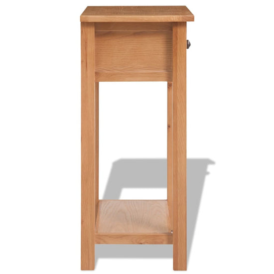 Wandtafel 50x32x75 cm massief eikenhout MeubelReus