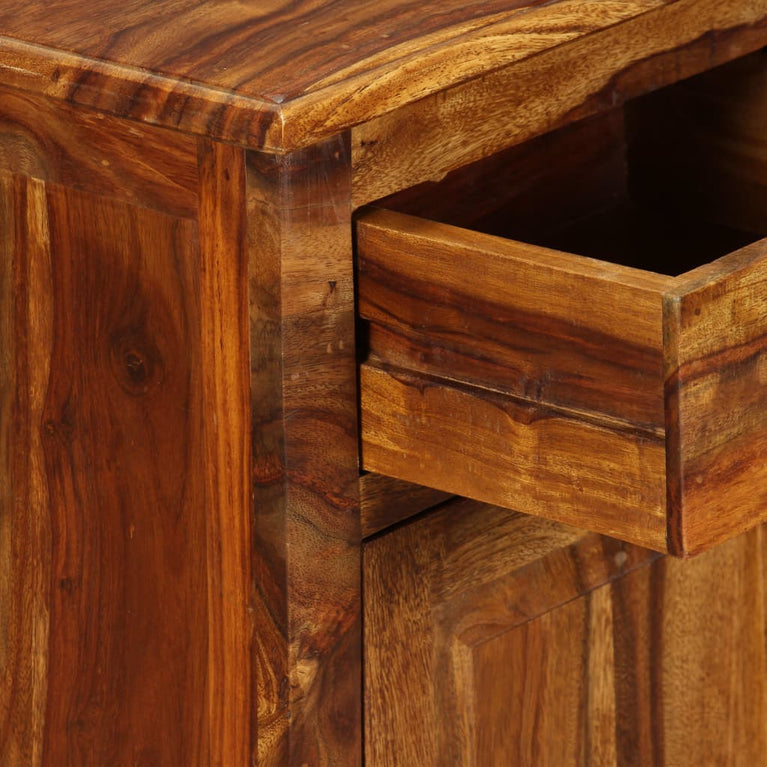 Nachtkastjes 2 st 40x30x50 massief sheeshamhout MeubelReus
