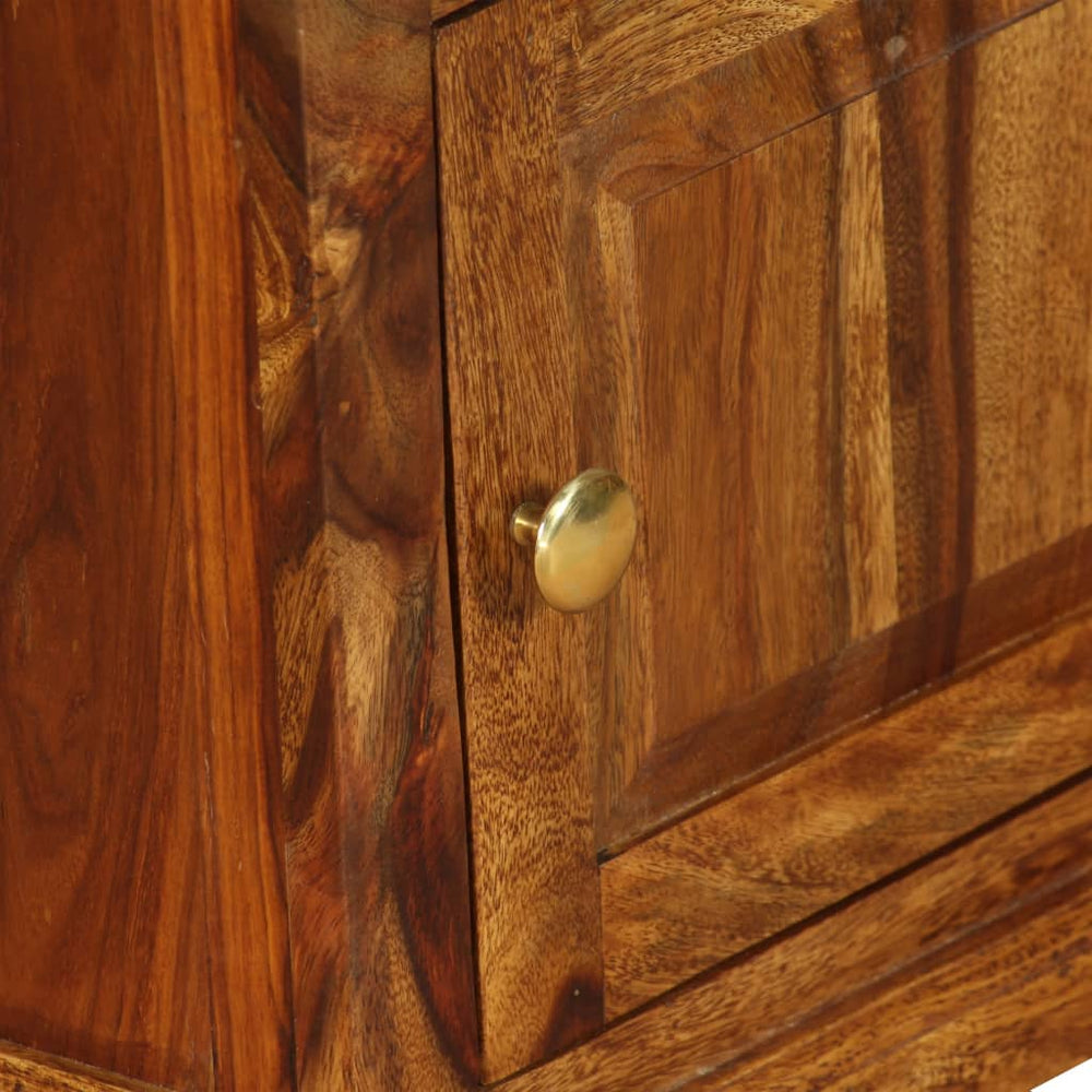 Nachtkastjes 2 st 40x30x50 massief sheeshamhout MeubelReus