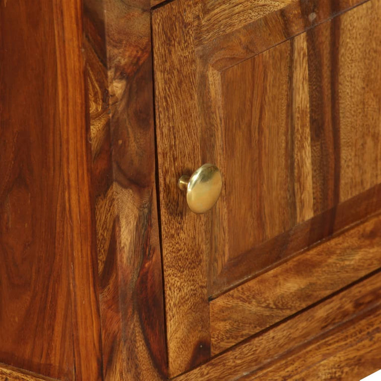 Nachtkastjes 2 st 40x30x50 massief sheeshamhout MeubelReus