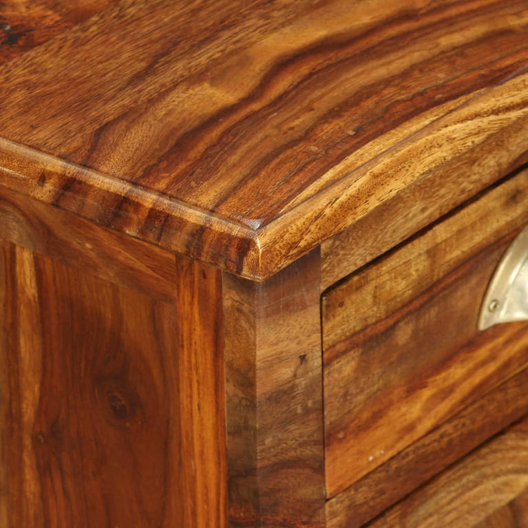 Nachtkastjes 2 st 40x30x50 massief sheeshamhout MeubelReus