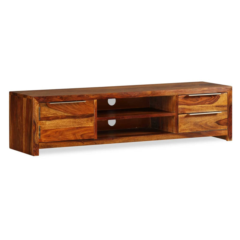 TV-meubel 120x30x30 cm massief sheeshamhout MeubelReus