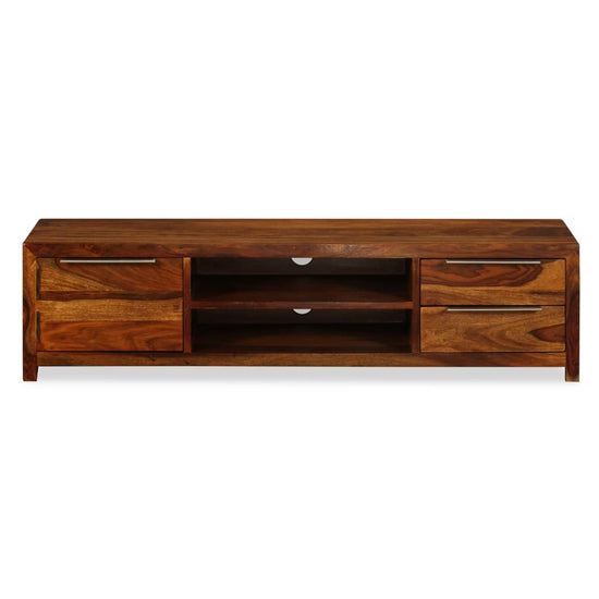 TV-meubel 120x30x30 cm massief sheeshamhout MeubelReus