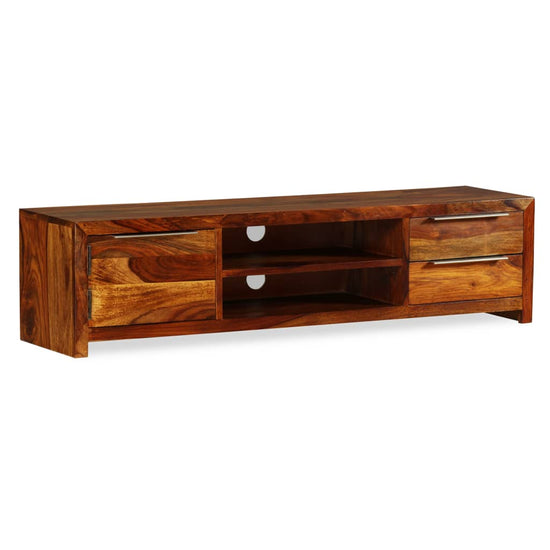 TV-meubel 120x30x30 cm massief sheeshamhout MeubelReus