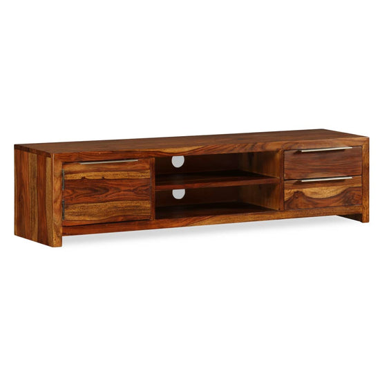 TV-meubel 120x30x30 cm massief sheeshamhout MeubelReus