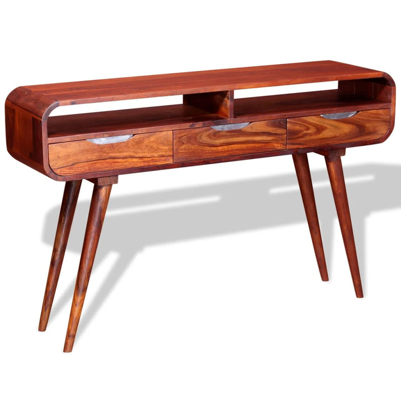 Wandtafel 120x30x75 cm massief sheeshamhout MeubelReus
