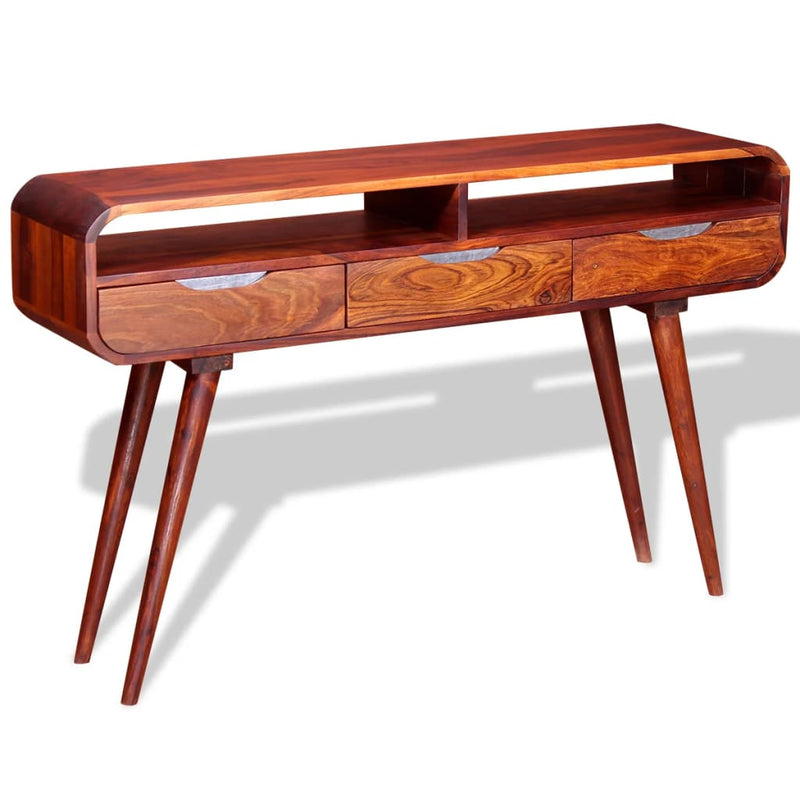 Wandtafel 120x30x75 cm massief sheeshamhout MeubelReus