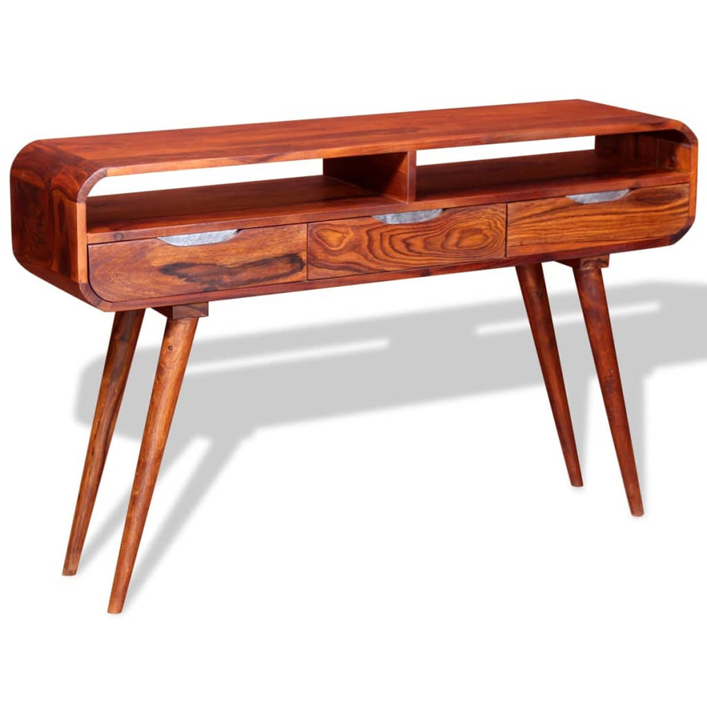 Wandtafel 120x30x75 cm massief sheeshamhout MeubelReus