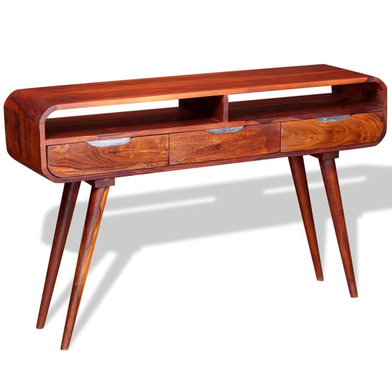 Wandtafel 120x30x75 cm massief sheeshamhout MeubelReus