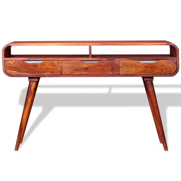 Wandtafel 120x30x75 cm massief sheeshamhout MeubelReus