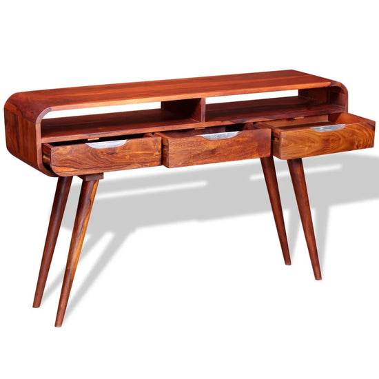 Wandtafel 120x30x75 cm massief sheeshamhout MeubelReus