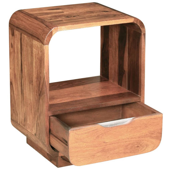 Nachtkastjes met lade 2 st 40x30x50 cm massief sheeshamhout MeubelReus