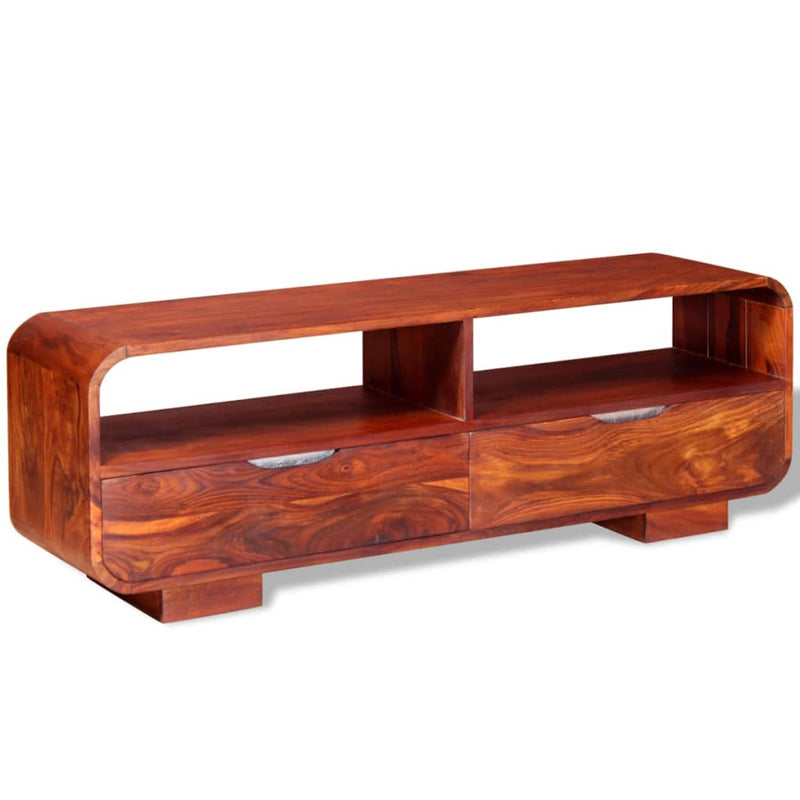 Tv-meubel 116x30x40 cm massief sheeshamhout MeubelReus