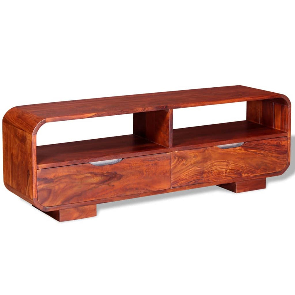Tv-meubel 116x30x40 cm massief sheeshamhout MeubelReus