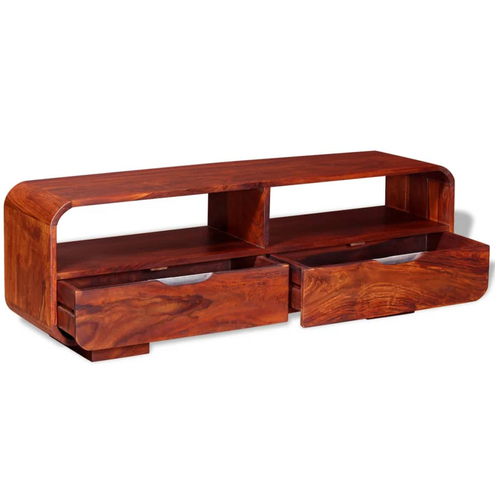 Tv-meubel 116x30x40 cm massief sheeshamhout MeubelReus