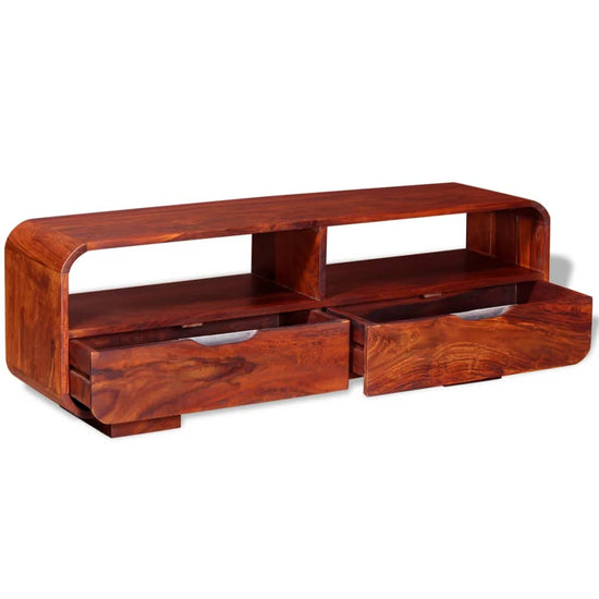 Tv-meubel 116x30x40 cm massief sheeshamhout MeubelReus
