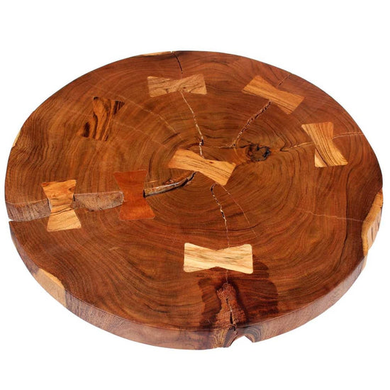 Salontafel boomstam (55-60)x40 cm massief acaciahout MeubelReus