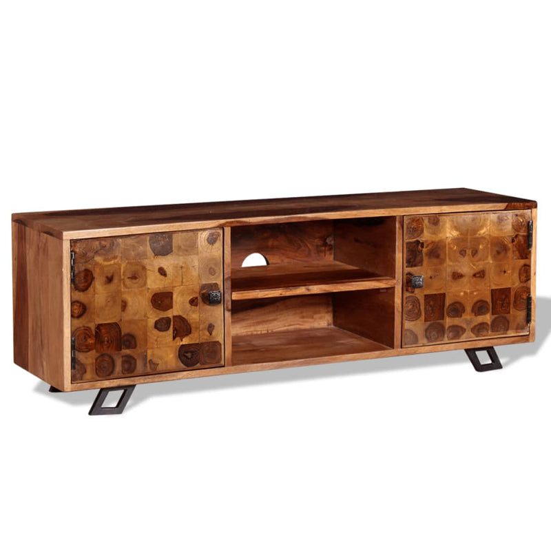 Tv-meubel 120x30x40 cm massief sheeshamhout MeubelReus