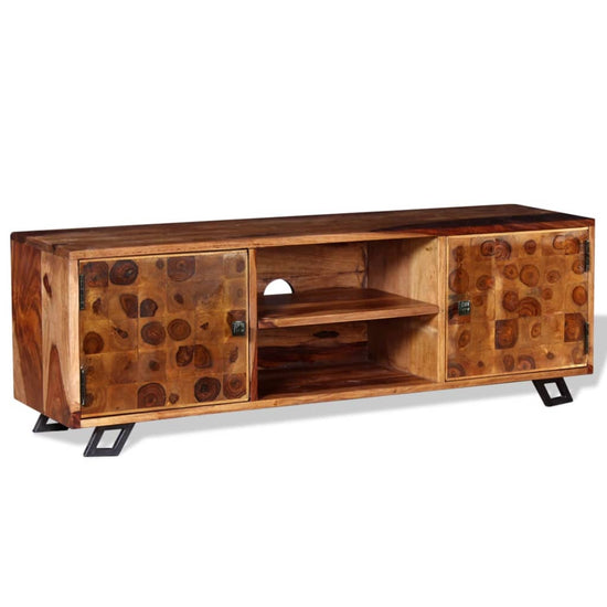 Tv-meubel 120x30x40 cm massief sheeshamhout MeubelReus