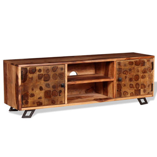 Tv-meubel 120x30x40 cm massief sheeshamhout MeubelReus