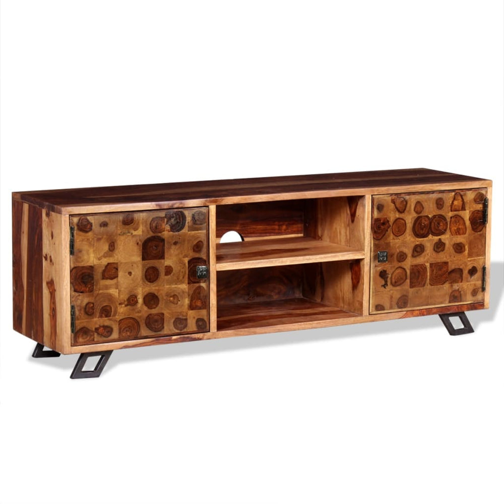 Tv-meubel 120x30x40 cm massief sheeshamhout MeubelReus