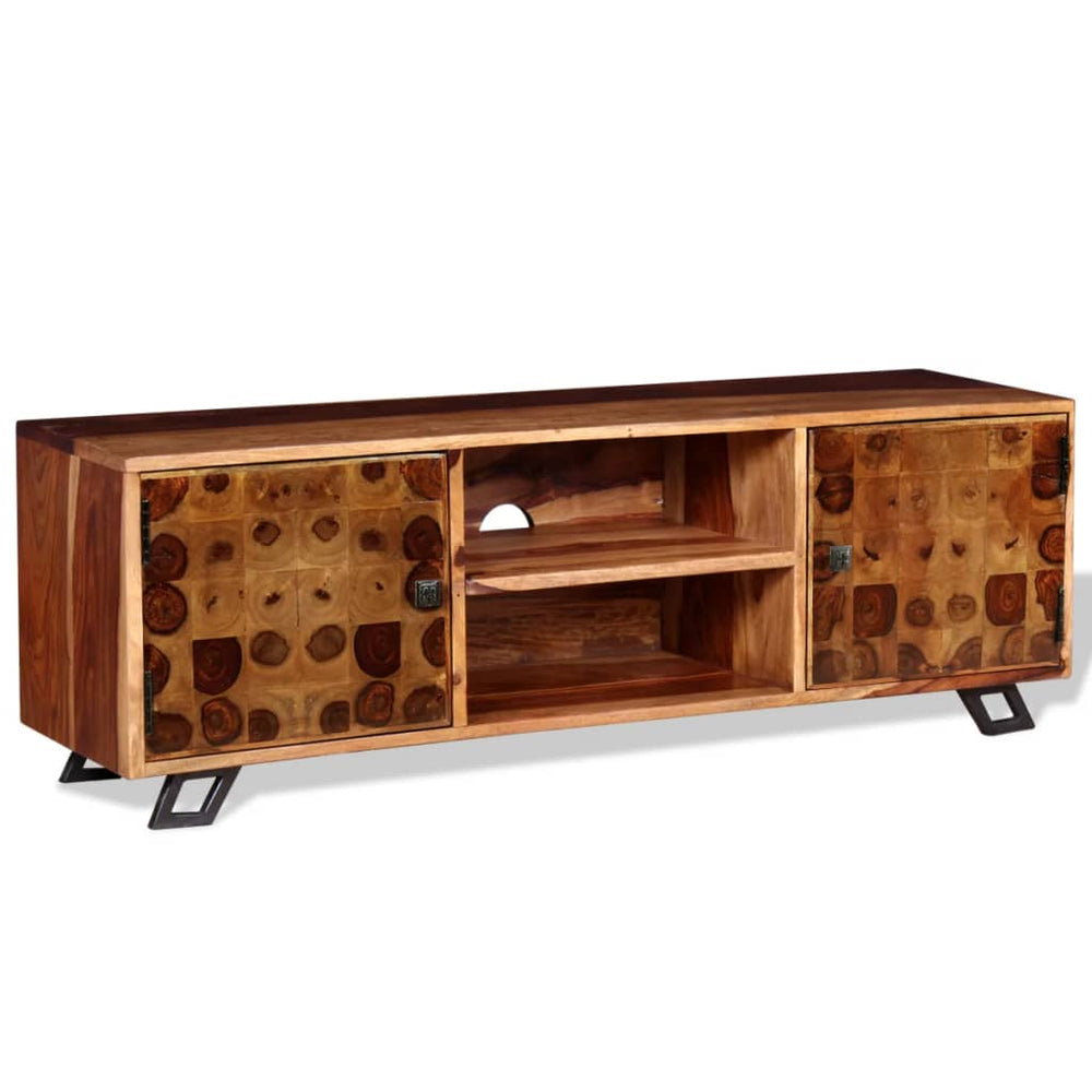 Tv-meubel 120x30x40 cm massief sheeshamhout MeubelReus