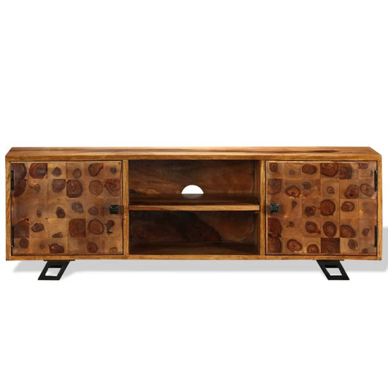 Tv-meubel 120x30x40 cm massief sheeshamhout MeubelReus
