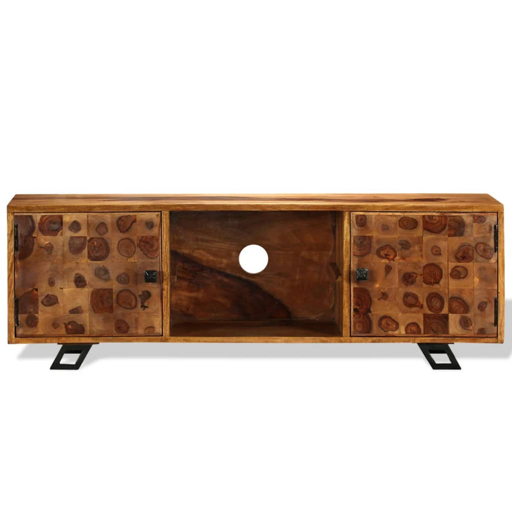 Tv-meubel 120x30x40 cm massief sheeshamhout MeubelReus