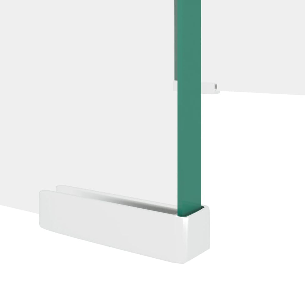 Tv-meubel/monitorverhoger transparant 40x25x11 cm glas MeubelReus