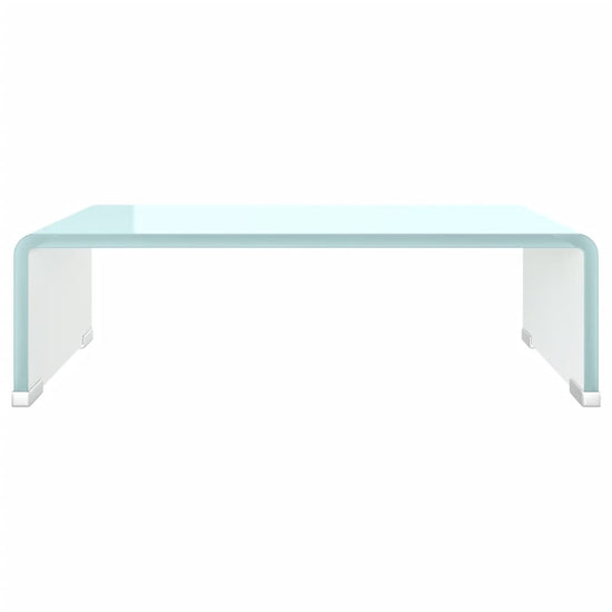 Tv-meubel/monitorverhoger 40x25x11 cm glas groen groen MeubelReus
