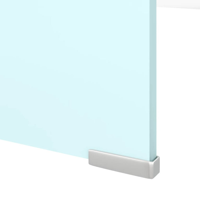 TV-meubel/monitorverhoger 120x30x13 cm glas groen MeubelReus