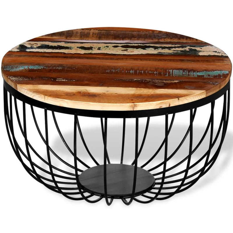 Salontafel massief gerecycled hout MeubelReus