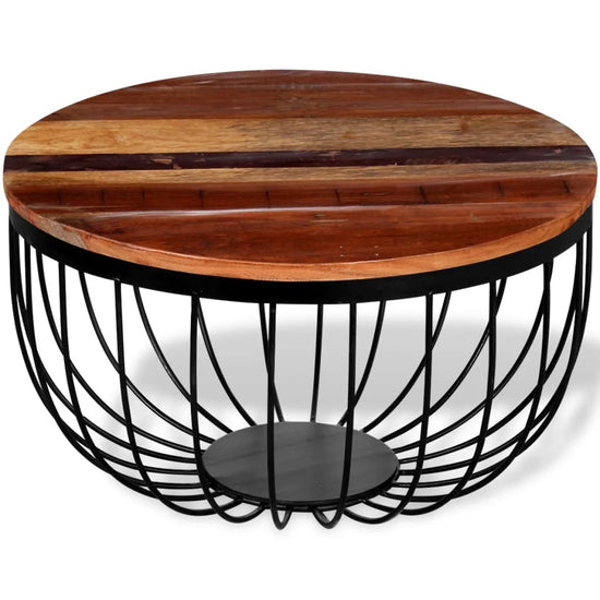 Salontafel massief gerecycled hout MeubelReus