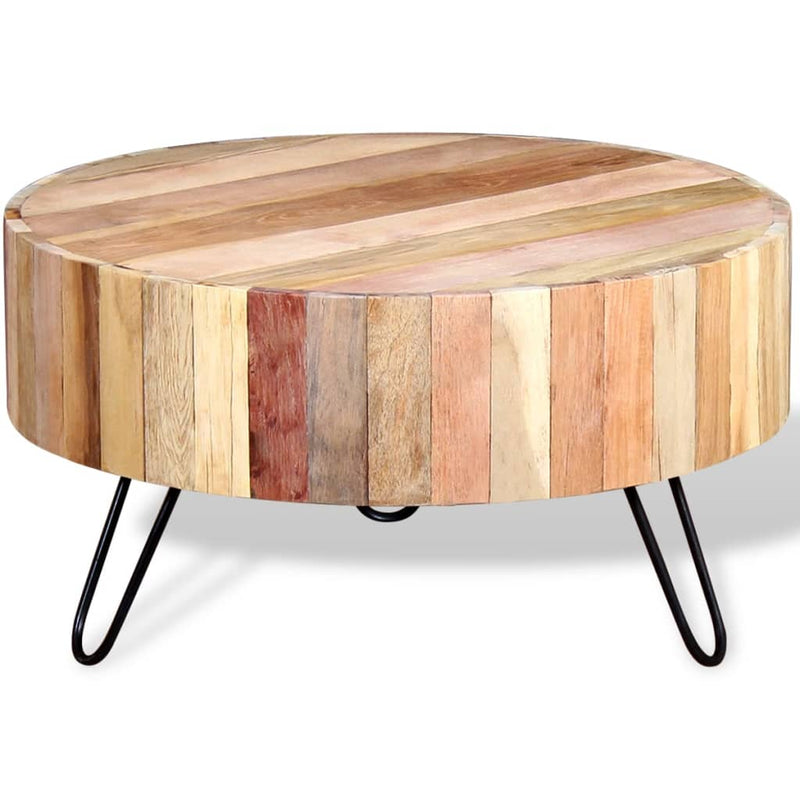 Salontafel massief gerecycled hout MeubelReus