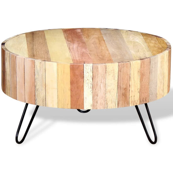 Salontafel massief gerecycled hout MeubelReus