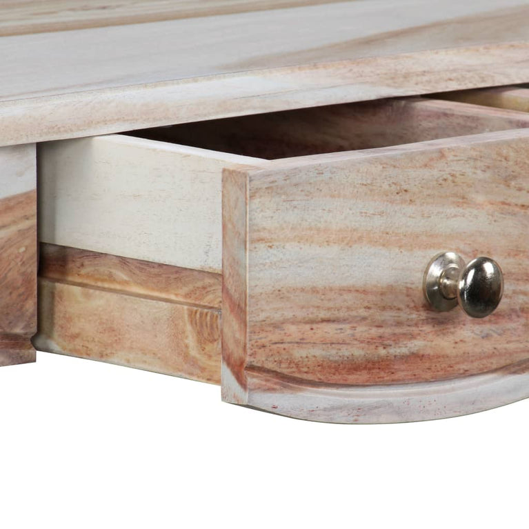 Wandtafel met 3 lades 110x40x76 cm massief sheeshamhout MeubelReus