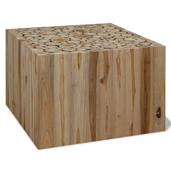 Salontafel 50x50x35 cm echt teakhout MeubelReus