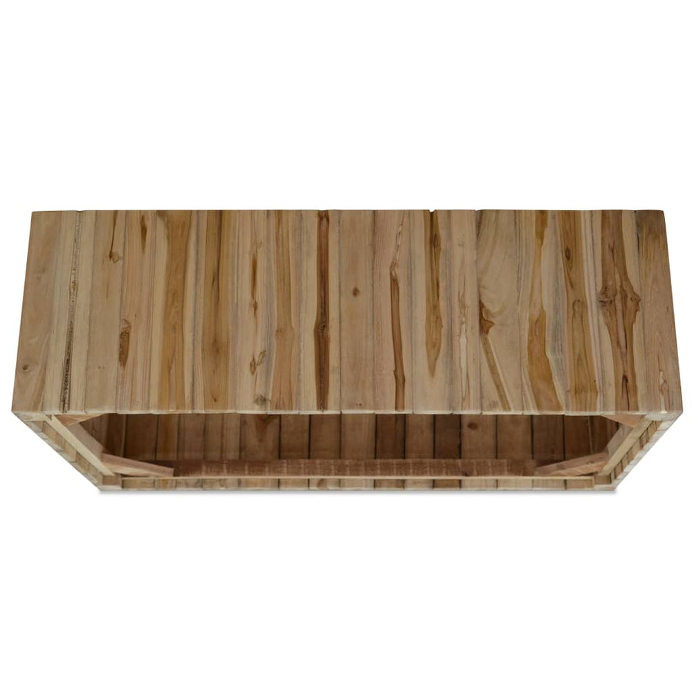 Salontafel 90x50x30 cm echt teakhout MeubelReus