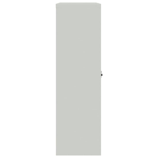 Kantoorkast 90x40x140 cm staal grijs MeubelReus