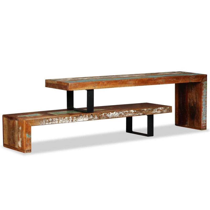 Tv-meubel massief gerecycled hout MeubelReus