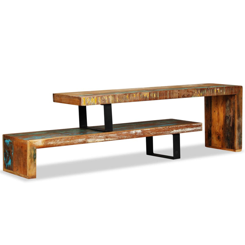 Tv-meubel massief gerecycled hout MeubelReus